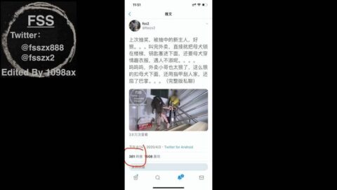 〖三次元〗知名Twitter户外露出网红FSS冯珊珊挑战主人的新任务